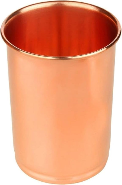 Pure Copper Cup Handmade 120 Ml (Pack of 2)